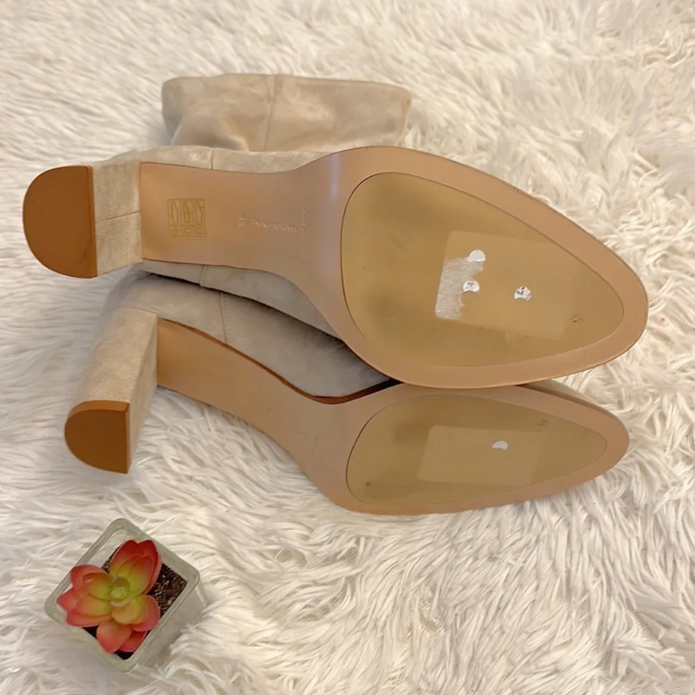 $775 Marion Parke Lola Suede Pull On Luxury Ankle Bootie women size 42